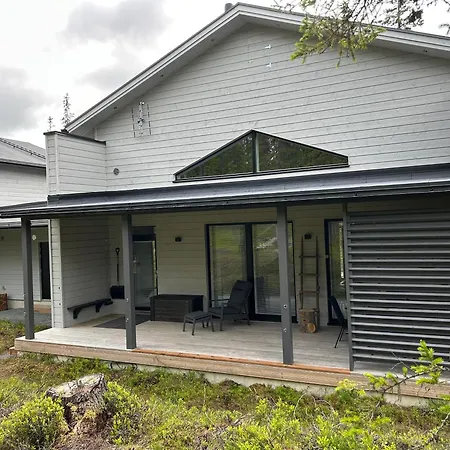 Ilvesrinne - 2 Winter Passes, Sauna, Ev Char, Forest View Villa Ruka